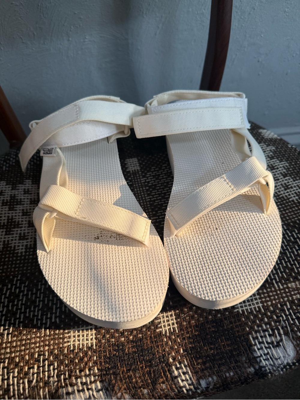 Teva Women's Flatform Universal Sandal Bright White size 10 - Picture 2 of 12